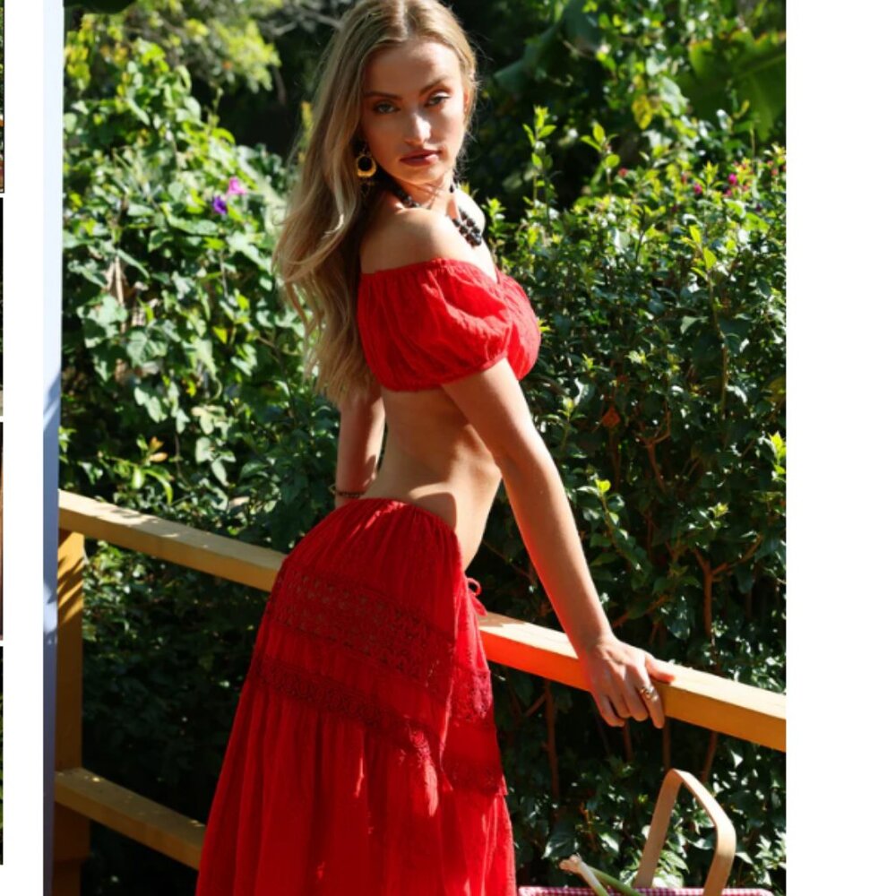 Vesper‎ Red Matching Set NWT - Picture 1 of 4
